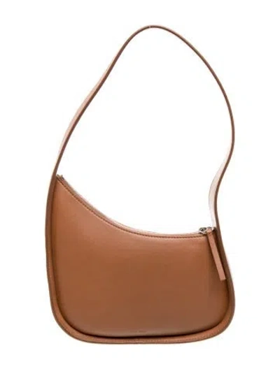 Pre-owned The Row Leather Half Moon In Brown
