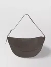 The Row Leather Half-moon Shoulder Bag