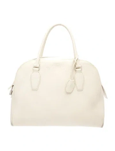 Pre-owned The Row Leather India 12.00 In Neutral