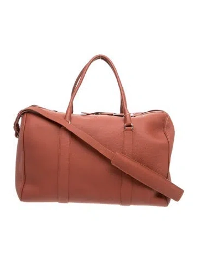 Pre-owned The Row Leather Iowa In Brown