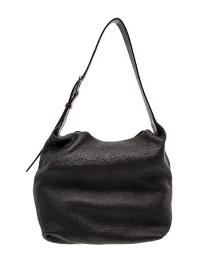 Pre-owned The Row Leather Isa In Black