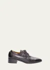 THE ROW LEATHER LACE-UP DERBY LOAFERS