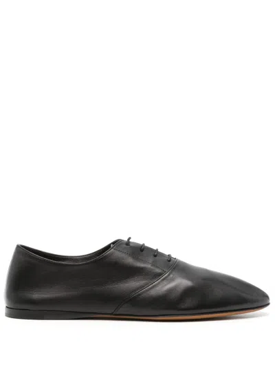 THE ROW THE ROW LEATHER LACE-UP SHOES