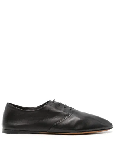 The Row Leather Lace-up Shoes