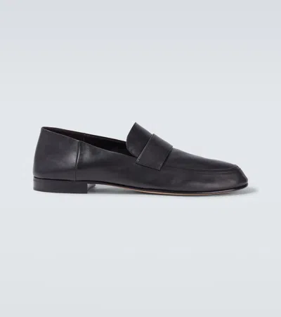 The Row Leather Loafers