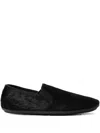 The Row Vincit Slip On Flat In Black
