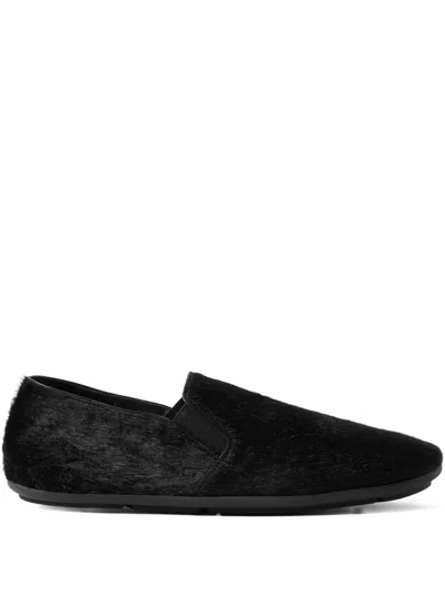 The Row Leather Loafers