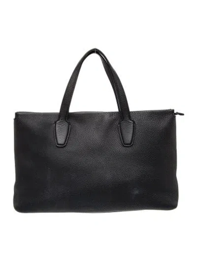 Pre-owned The Row Leather Marcel In Black