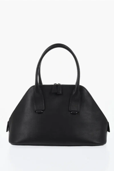 The Row Leather Medium Devon Handbag