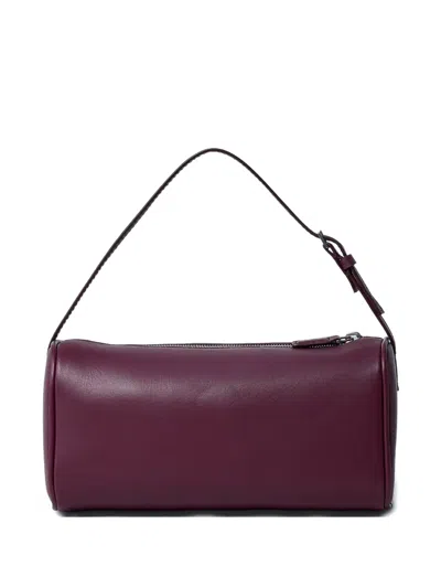 The Row Leather Mini Bag In Red