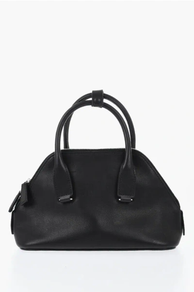 The Row Leather Mini Devon Handbag With Removable Strap