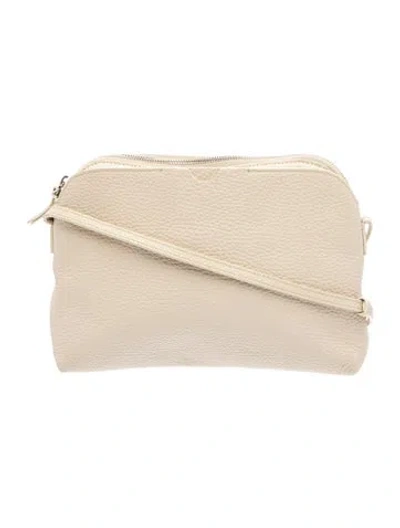 Pre-owned The Row Leather Multi-pouch In Neutral