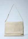 The Row Leather Nan Shoulder Bag In White