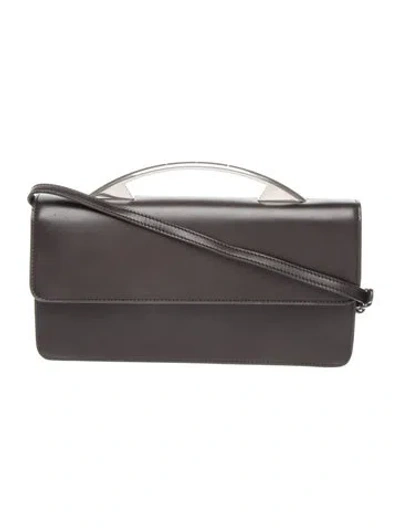 Pre-owned The Row Leather Nia In Gray