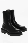 The Row Woman Ankle Boots Black Size 8 Calfskin In Black