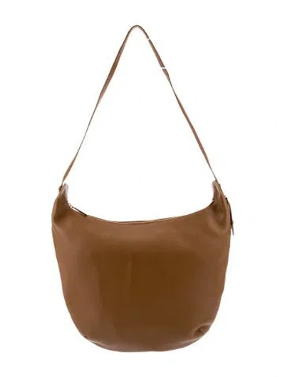 Pre-owned The Row Leather N/s Allie In Brown