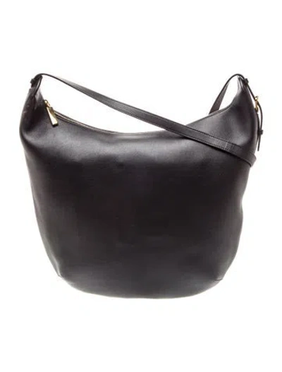 Pre-owned The Row Leather N/s Allie Medium In Black