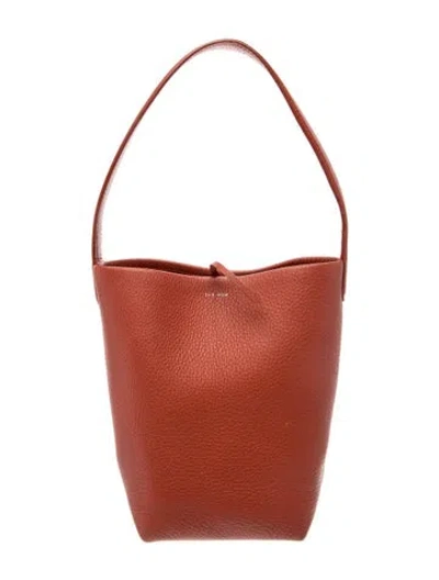 Pre-owned The Row Leather N/s Park Tote Bag Small In Red