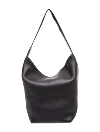 Pre-owned The Row Leather N/s Park Tote Large In Black