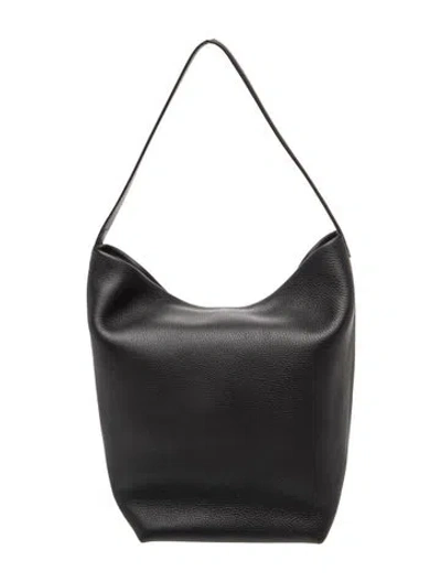 Pre-owned The Row Leather N/s Park Tote Large In Black
