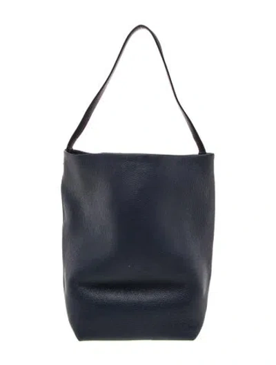 Pre-owned The Row Leather N/s Park Tote Medium In Blue