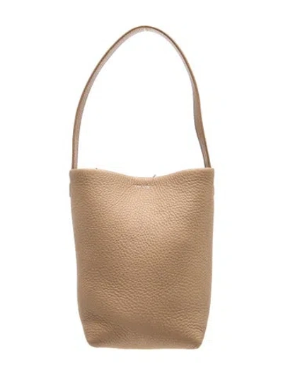 Pre-owned The Row Leather N/s Park Tote In Neutrals