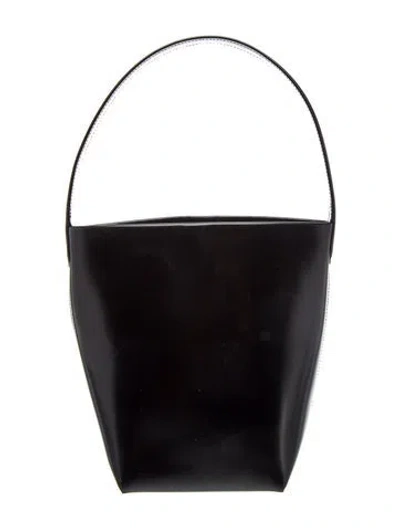 Pre-owned The Row Leather N/s Park Tote Small In Black