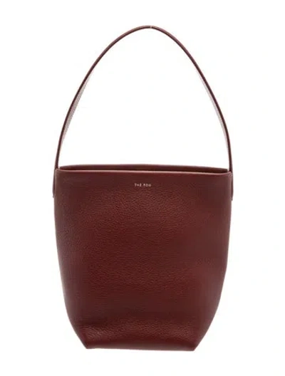 Pre-owned The Row Leather N/s Park Tote Small In Red