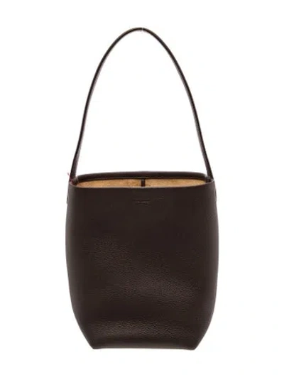 Pre-owned The Row Leather N/s Park Tote Small W/ Tags In Brown
