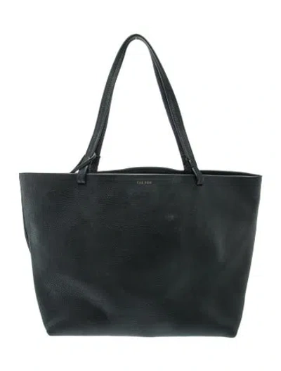 Pre-owned The Row Leather Park In Black