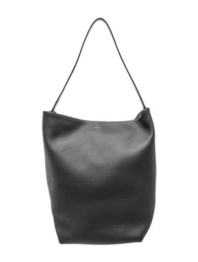 Pre-owned The Row Leather Park Tote Large In Black