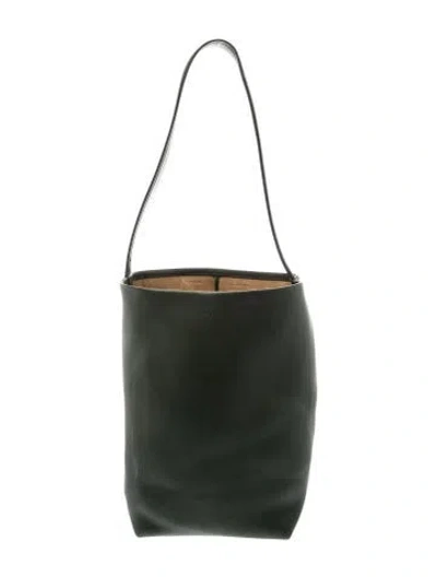 Pre-owned The Row Leather Park Tote Medium In Green