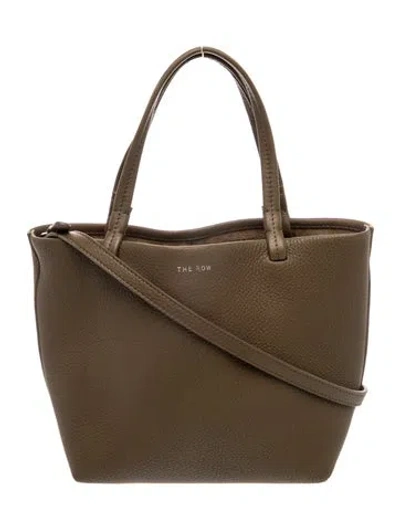 Pre-owned The Row Leather Park Tote Small In Brown