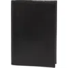 The Row Leather Passport Holder In Black