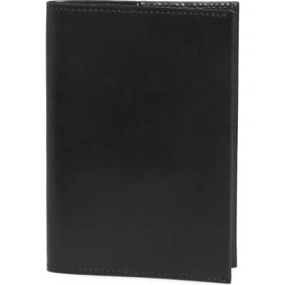 The Row Leather Passport Holder In Black