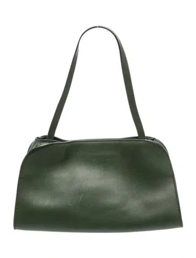 Pre-owned The Row Leather Peggy In Green