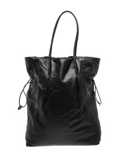 Pre-owned The Row Leather Polly In Black