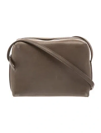 Pre-owned The Row Leather Regent In Green