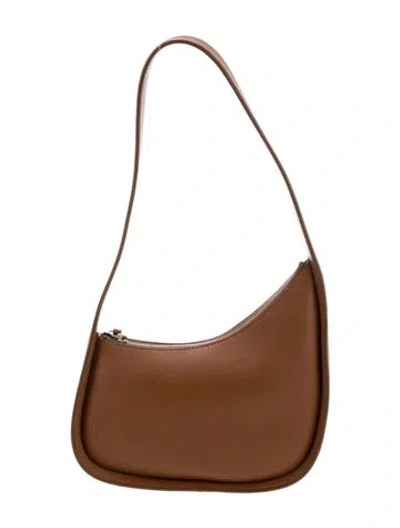 Pre-owned The Row Leather Shoulder Bag In Brown