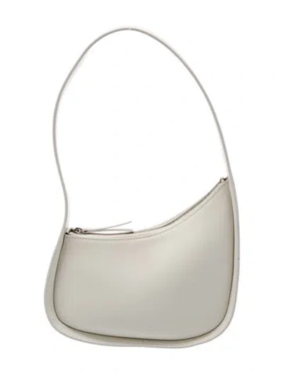 Pre-owned The Row Leather Shoulder Bag In Gray