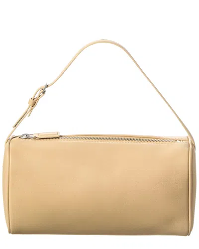 The Row Leather Shoulder Bag In Yellow