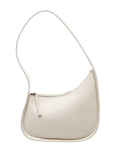 Pre-owned The Row Leather Shoulder Bag In White