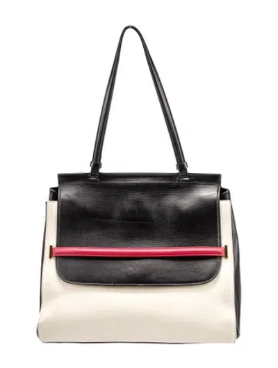 Pre-owned The Row Leather Sideby In Black