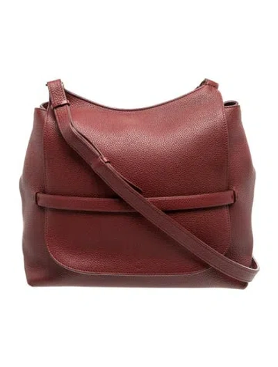 Pre-owned The Row Leather Sideby In Red