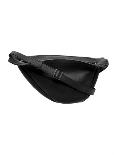 Pre-owned The Row Leather Slouchy In Black
