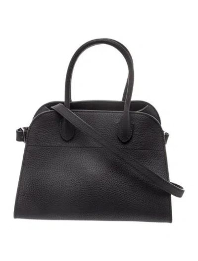 Pre-owned The Row Leather Soft Margaux 10 W/ Tags In Black