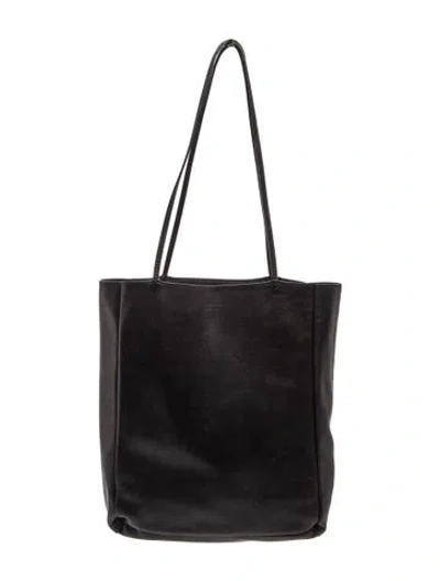 Pre-owned The Row Leather To Go In Black