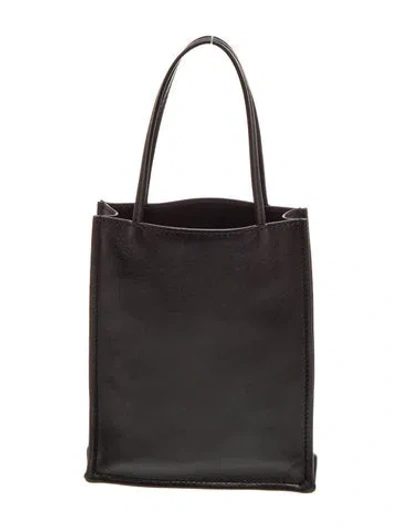 Pre-owned The Row Leather To Go Small In Black