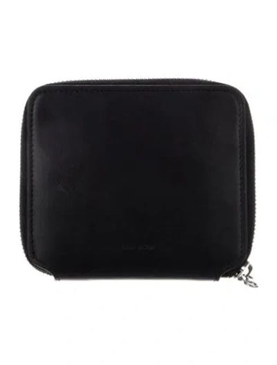 Pre-owned The Row Leather Wallet In Black