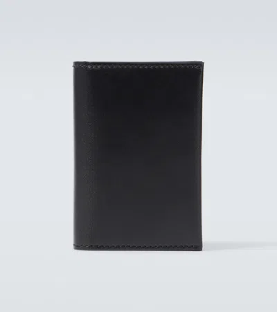 The Row Leather Wallet In Black